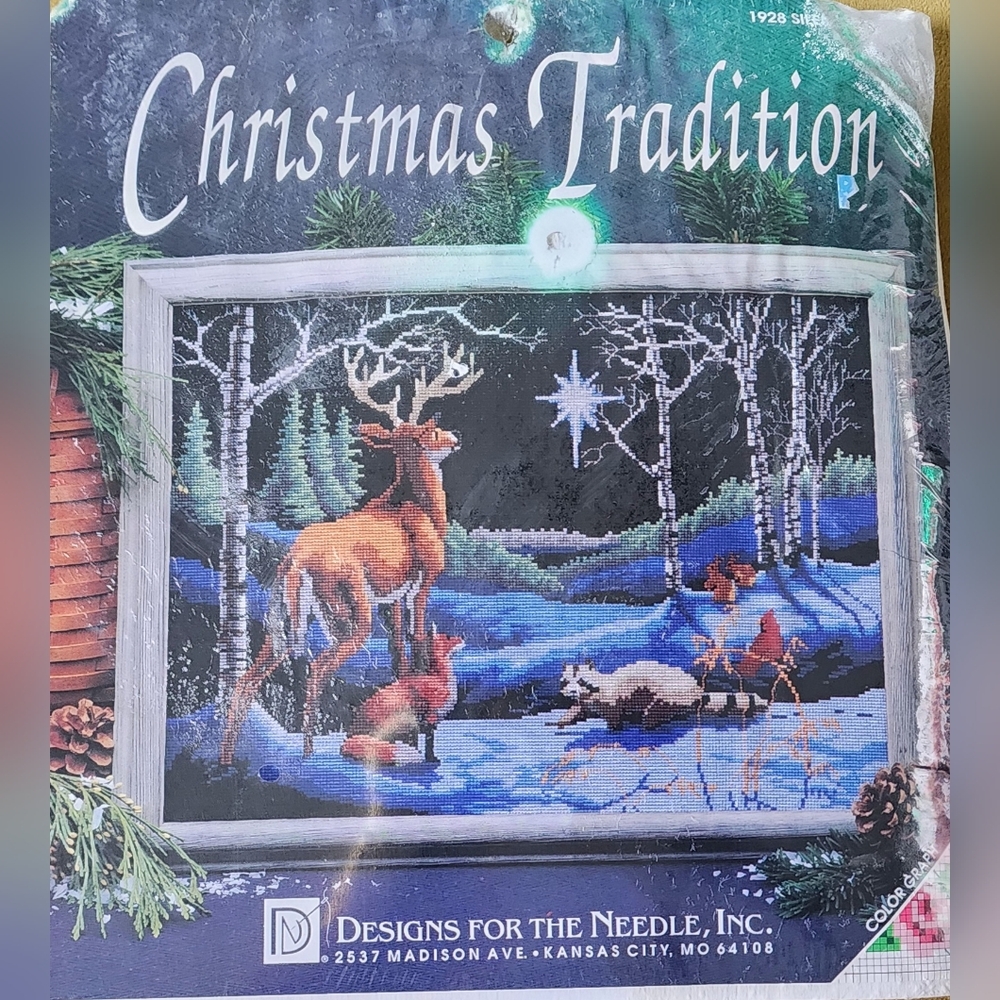 Designs For The Needle Christmas Tradition Cross Stitch Bethlehem Star‎ Animals